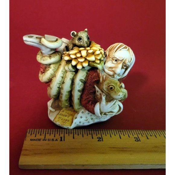 Fifi A New Snake Please "Gift Wrapped" by Harmony Kingdom England Carver Peter C - Picture 12 of 13